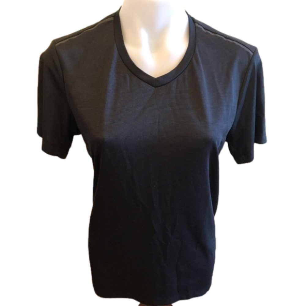 𝅺Men’s Black Apana Crew Neck Short Sleeve Top size Medium
